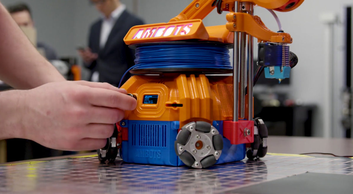 Ambots，協同移動3D打印機，迎來數字工廠的新時代