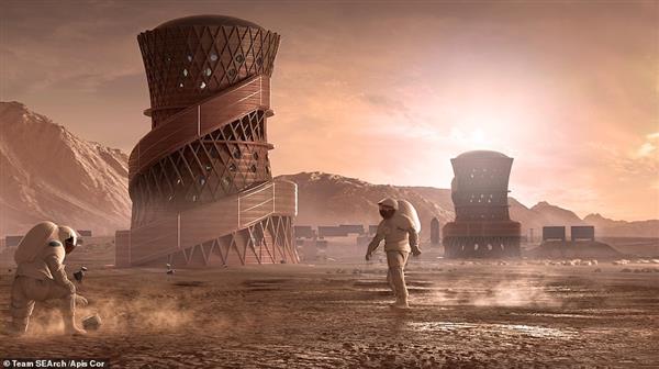美國國家航空航天局（NASA）公佈了3D打印火星棲息地挑戰的前三名決賽