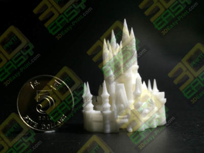 3D 立體打印 樹脂 (白色)物料完成品 參考 06
