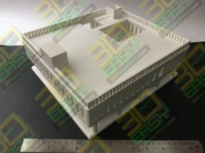 3D 立體打印 PLA (白色)物料 完成品59 建築物