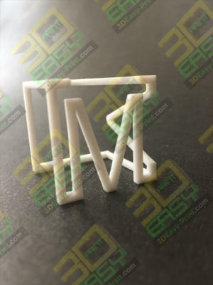 3D 立體打印 PLA (白色)物料 完成品60 裝飾 