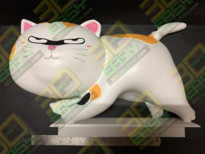 3D 立體打印 PLA (白色)物料 貓架及貓尾 完成品68